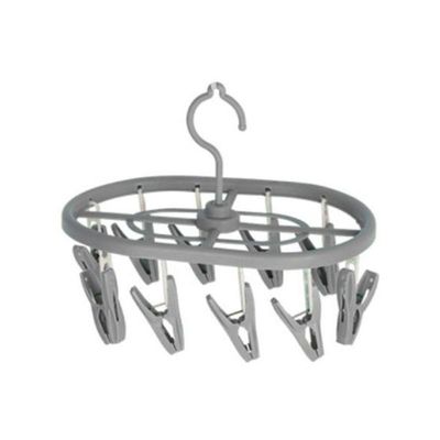Varal Oval Com 10 Prendedores Para Meias E Roupas íntimas