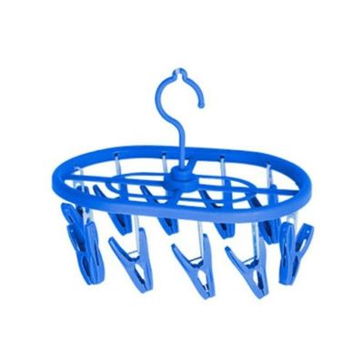 Varal Oval Com 10 Prendedores Para Meias E Roupas íntimas