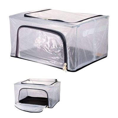 Caixa Organizadora Multiuso 100 Litros 59x41x39cm Empilhável