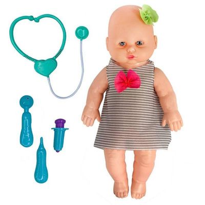 Boneca Babidu Dodói Brincando De Médico Com Acessórios