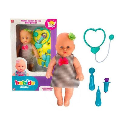 Boneca Babidu Dodói Brincando De Médico Com Acessórios
