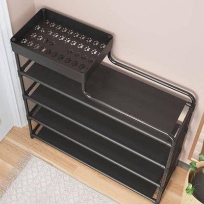 Sapateira Rack Estante Multiuso Com Cestinho 04 Prateleiras
