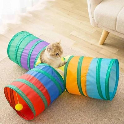 Túnel Em Y Para Gato Labirinto Interativo Brinquedo Pet