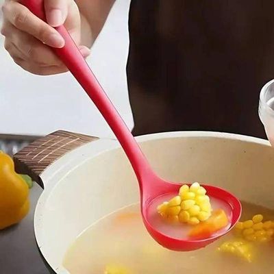 Concha Feijão Vermelha 28cm Silicone Flexível Livre De Bpa