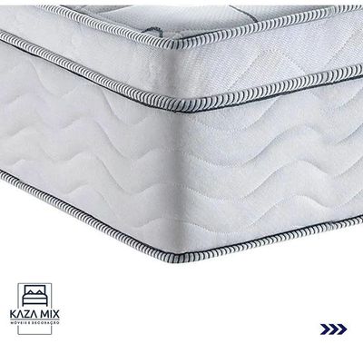 Cama Box Com Baú King E Colchão Freedom Ortobom D33 Branco