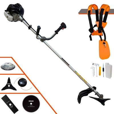 Roçadeira Cg430-b 43cc 1,7hp Anmax Com 5 Opções De Cortes