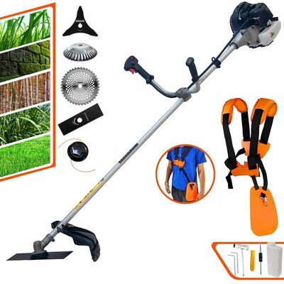 Roçadeira Anmax Cg430b + Escova De Aço + Faca 3p E 40d
