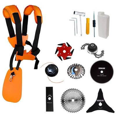 Roçadeira Cg430b 1,7hp 43cc + 6 Facas + Escova + óleo Toyama