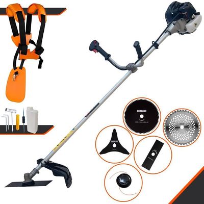 Roçadeira Profissional Anmax Cg430-b C/ Carretel + 4 Lâminas