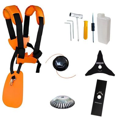 Roçadeira Profissional Anmax Cg430-b 43cc + Faca 3p E Escova