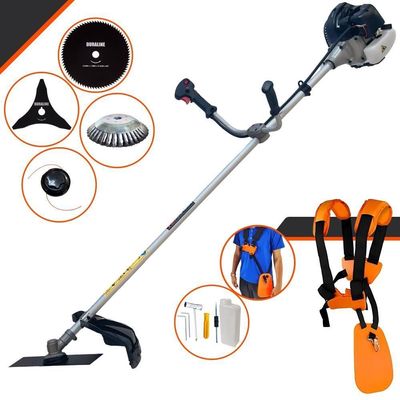 Roçadeira Profissional Anmax Cg430-b 43cc + Faca 3p E Escova