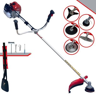 Roçadeira 43cc Bcj431l Com Facas 2p, 3p, 40d, 80d + Carretel
