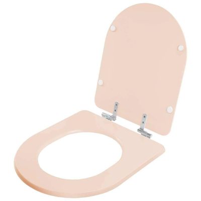 Assento Sanitário Soft Close Valentina Rose Para Vaso Hervy