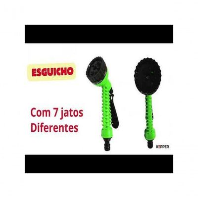 Mangueira Latex Kepper 18mts Conector Metal Verde