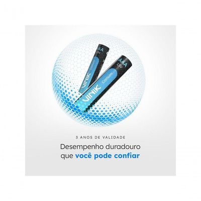 Pilha Comum Aaa Tubo C/40 1.5v - Vp3at40c