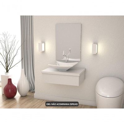 Conjunto Bancada C-cuba L38 Metrópole 600 Perffect Acetinado Branco Chess