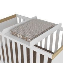 Trocador De Fraldas Para Berço 82,5cm Branco Brilho - Móveis Peroba Branco Brilho