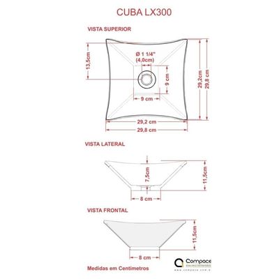 Conjunto Bancada C-cuba L30, Prateleira E Espelheira Metrópole 606 Branco Chess Carvalho