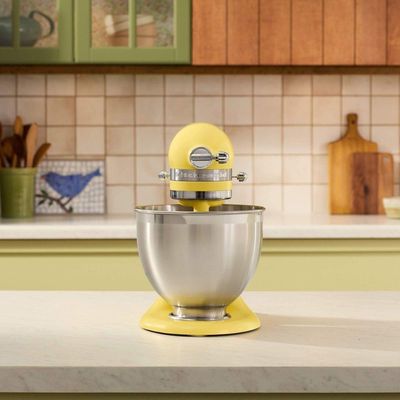 Batedeira Kitchenaid Stand Mixer Planetária Butter 4,8L Amarela 110V