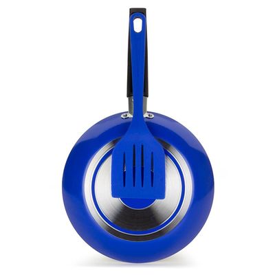 Frigideira Multiflon Color Pop Antiaderente Ultra 7 Azul - 24 cm