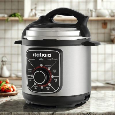 Panela Elétrica De Pressão Itatiaia Inox 5L 110V