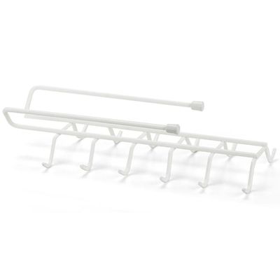 Suporte para Xícaras e Canecas Arthi Com Ponteira Plástica - Branco