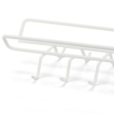Suporte para Xícaras e Canecas Arthi Com Ponteira Plástica - Branco