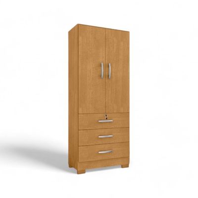Roupeiro Paris 02 Portas E 02 Gavetas Naturalle