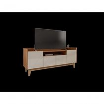 Rack Ruby 4 Portas Com Nicho Central Off White-noce