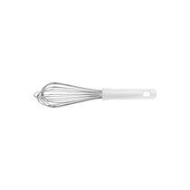 Batedor Manual Tramontina Profissional em Aço Inox com Cabo em Polipropileno Branco 30 cm