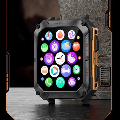 Relógio Masculino Bluetooth Chamada Tela Hd 1.83 Ip68