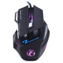 Mouse Gamer Led Alta Precisão Jogos War Pc Notebook 3200dpi 7 Botões