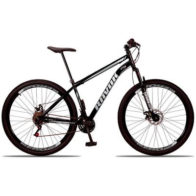 Bicicleta Aro 29 Suspensão Shimano Bike 21 Marchas Aço Cinza