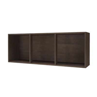 Armário Aéreo Modulado Fidelitá Suiça 120cm 3 Portas Noce/off-white