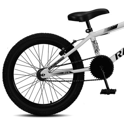 Bicicleta Aro 20 Bmx Rv-x Aero Freio V-brake Infantil Branca