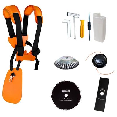 Roçadeira Cg430-b 43cc 1,7hp Anmax Com 4 Opções De Cortes