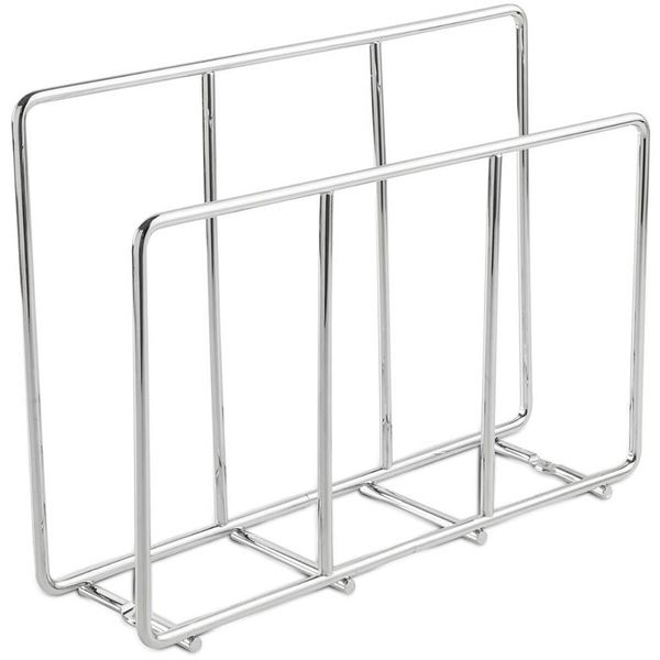 Suporte para Tábuas de Carne Corte Organizador Aramado para Cozinha Cromado Masutti