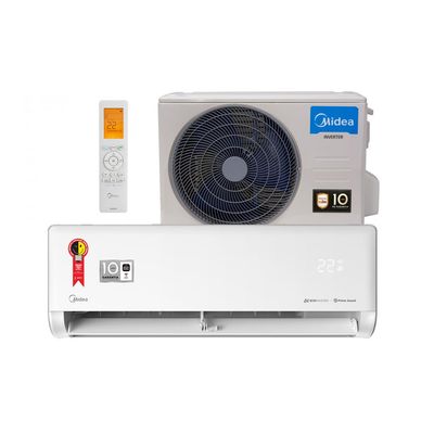Ar Condicionado 12.000 Btus Split HW Inverter Midea AI Ecomaster Frio R-32 42EZVCA12M5/38EZVCA12M5 - 220V