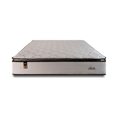 Colchão Queen Size Hellen Malta Linho com Molas Ensacadas e Espuma D26 28x158x198cm - Bege