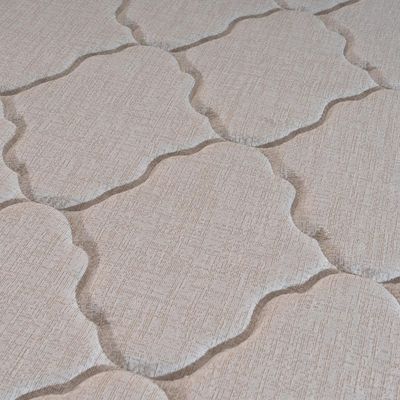 Colchão Queen Size Hellen Malta Linho com Molas Ensacadas e Espuma D26 28x158x198cm - Bege