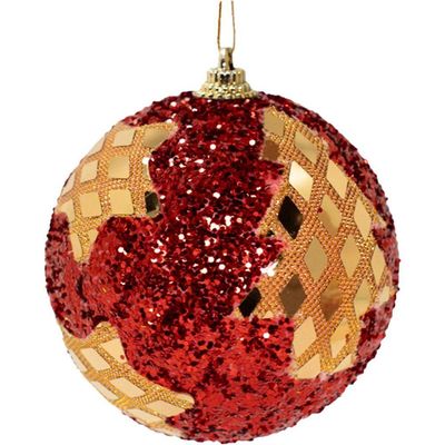 Kit 8 Bolas Natalina árvore De Natal Estrela Artesanal 80mm