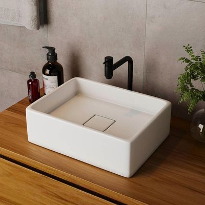 Cuba Raffinata Com Torneira Inox Black E Valvula Oculta Branco Brilho