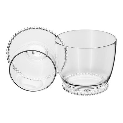 Manteigueira Francesa Wolff 350ml de Vidro com Tampa Pearl Transparente