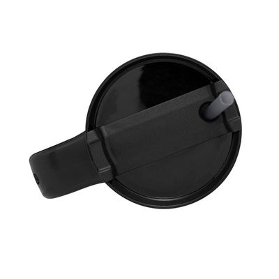 Caneca Térmica Wolff 890ml SlimTerm com Canudo, Parede Dupla e Base Ergonômica Preta Preto