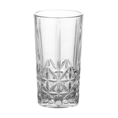 Conjunto 6 Copos Altos e Jarra 1L Wolff Stella 270ml Vidro Transparente Elegante Transparente