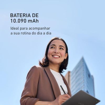 Tablet Vaio TL12 128GB 8GB RAM 5G Teclado Magnético E Caneta Tela Amoled 12.6” 2.5K Preto