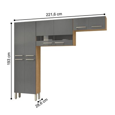 Cozinha Marina Freijó Gris