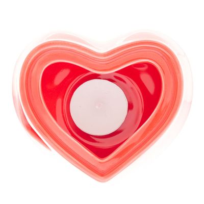Aparelho de Fondue 4 Peças Wolff Coração para Duas Pessoas Vermelho - 400ml Vermelho