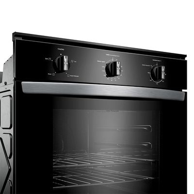Forno Elétrico de Embutir Consul 84L COB84BE Porta Removível Timer Autodesligamento Luz Interna Preto Preto / 220