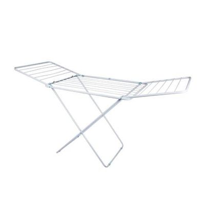 Varal De Chão Com Abas 174x70cm Branco - Suporta 25kg De Roupas - Mor
